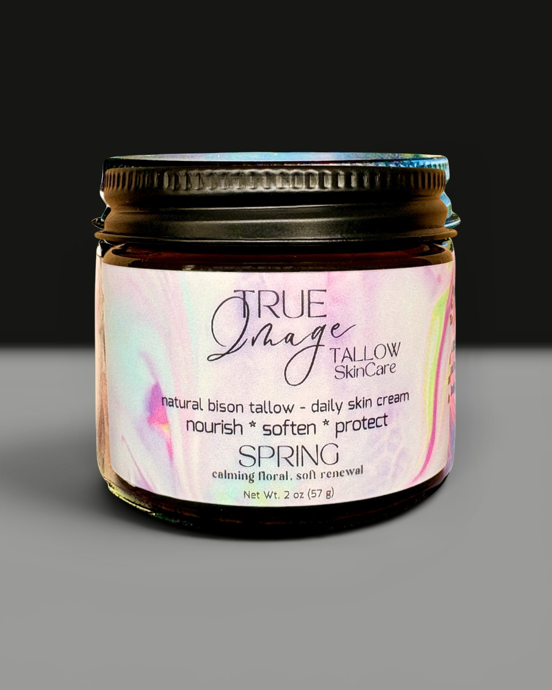 A jar of Daily SkinCream Spring Blend