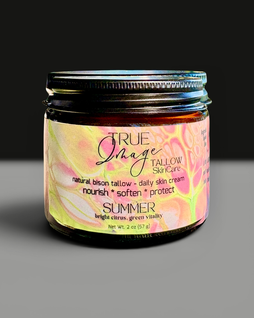A jar of Daily SkinCream Summer Blend
